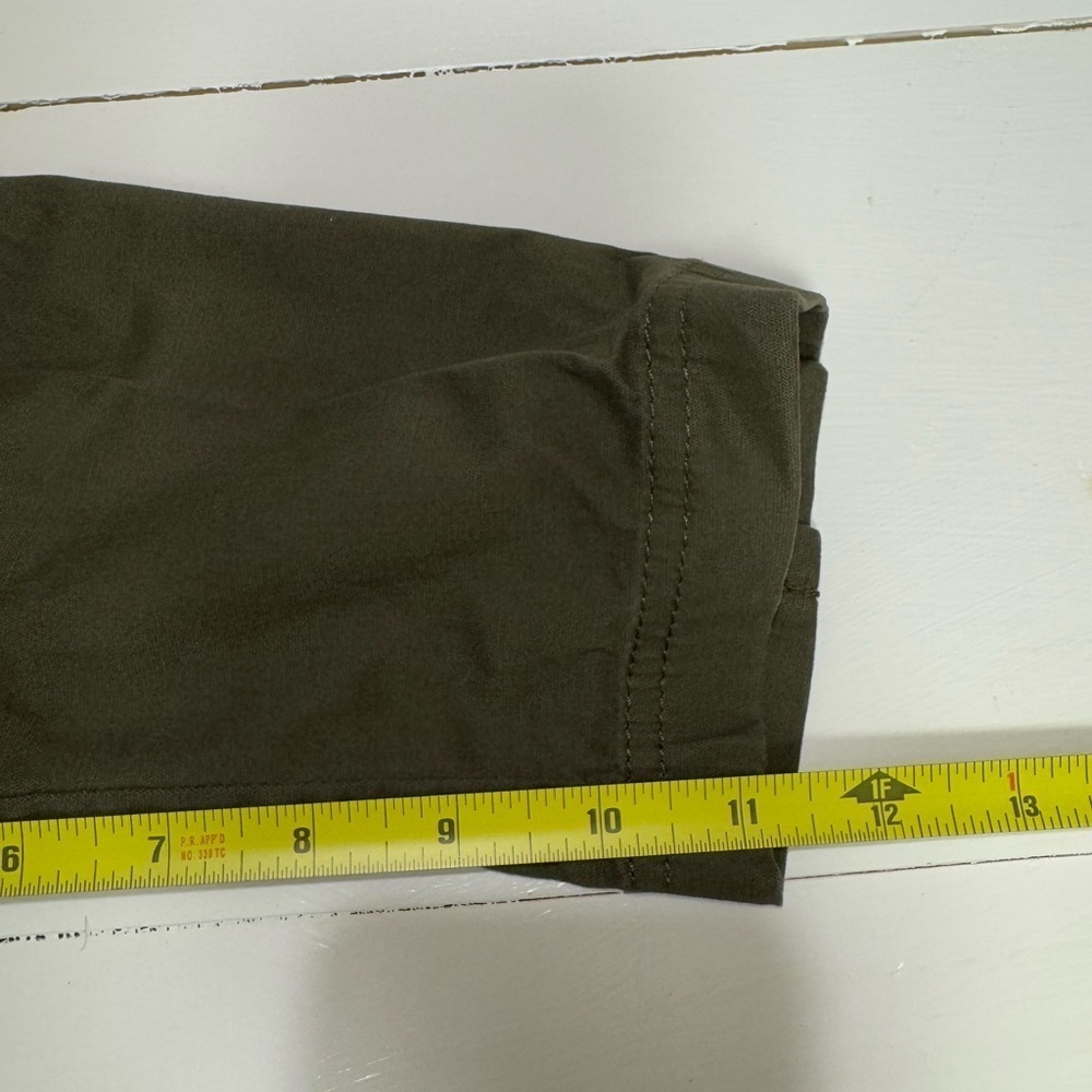 J. Jill Women’s Green Utility Jacket Three-Quarter Sleeves Size 6 - Picture 15 of 15